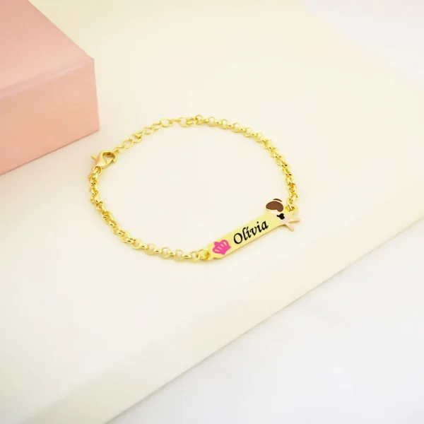 Pulseira Infantil, Bailarina com Re...