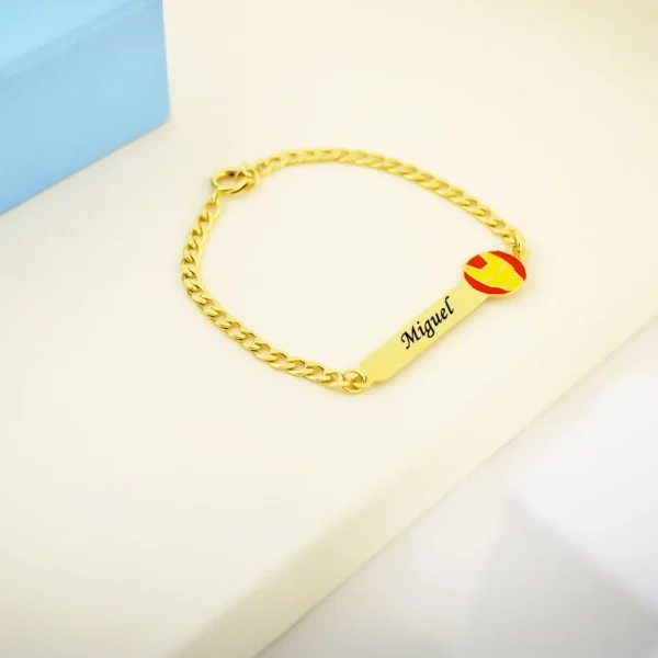 Pulseira Infantil, Homen de Ferro c...