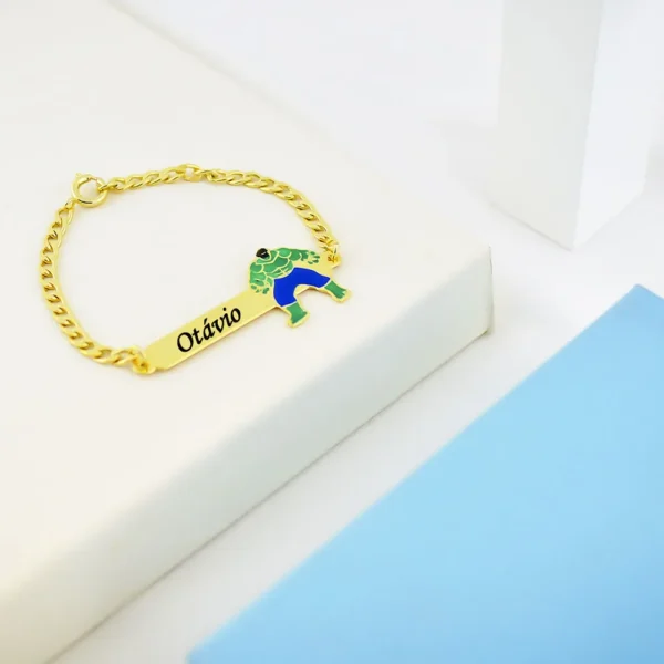 Pulseira Infantil, Hulk Verde Perso...