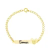pulseira_infantil_mickey_com_nome_gravado_personalizado_2779_1_dff47fd32ae4f3dd3318805da3444fae Pulseira Infantil, Mickey com Nome Gravado, Personalizado, Banhado a Ouro 18k