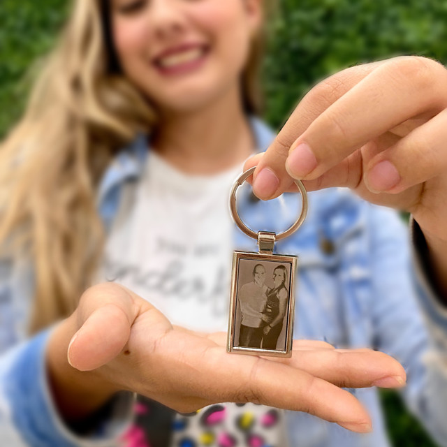 Chaveiro Inox Retangular Personalizado, com Gravação a Laser - Imagem 6