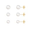 993801-kit-brincos-folheado-a-ouro-18k-perolas-8173-z2-637572104570160783.jpg Brinco Trio Pérola Lisa Branca, Banhado a Ouro 18K
