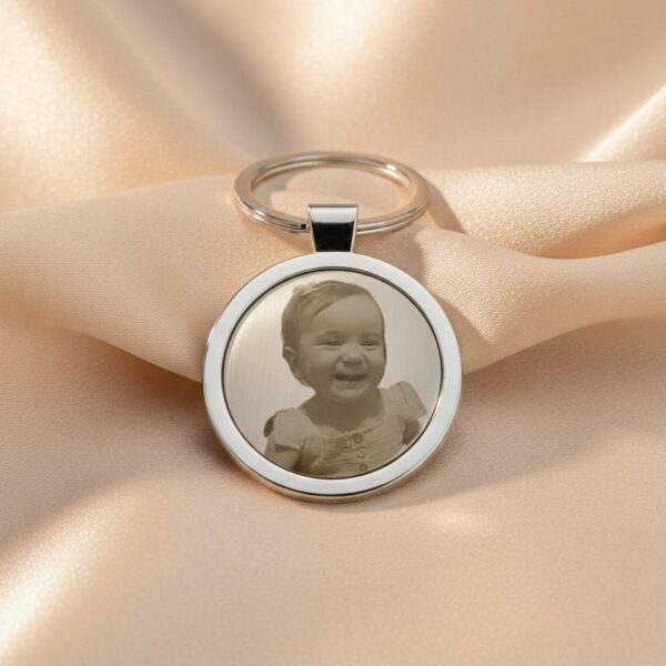 Chaveiro Inox Redondo Personalizado...