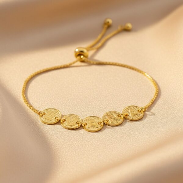 Pulseira Medalinhas, Nome Personali...