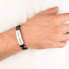 Pulseira Masculina, Personalizada com Escrita, Silicone