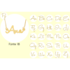 Pingente de Nome Fontes Personalizado, Banhado a Ouro 18k