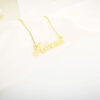 Colar De Nome, Fontes Personalizados, Banhado Ouro 18k
