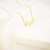 Colar De Nome, Fontes Personalizados, Banhado Ouro 18k