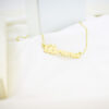 Colar De Nome, Fontes Personalizados, Banhado Ouro 18k
