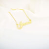 Colar De Nome, Fontes Personalizados, Banhado Ouro 18k