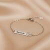 Pulseira Infantil, Menino Simples, Aço Inox