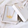 Colar De Nome, Fontes Personalizados, Banhado Ouro 18k