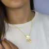 8000111-Per3-MODELO.jpg Colar Nuvem, Duas Crianças Zircônia, Personalizado com Nome, Banhado a Ouro