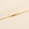 Pulseira bebe Pulseira Infantil Bebê, Plaquinha de Nome Gravado, Banhado