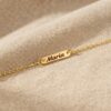 pulseira bb Pulseira Infantil Bebê, Plaquinha de Nome Gravado, Banhado