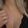 Gargantilha-Ponto-de-Luz-de-Zirc-nia-com-40cm-Folheado-a-Ouro-18k-2.jpg Colar Ponto De Luz De Zircônia, Presente Banhado a Ouro