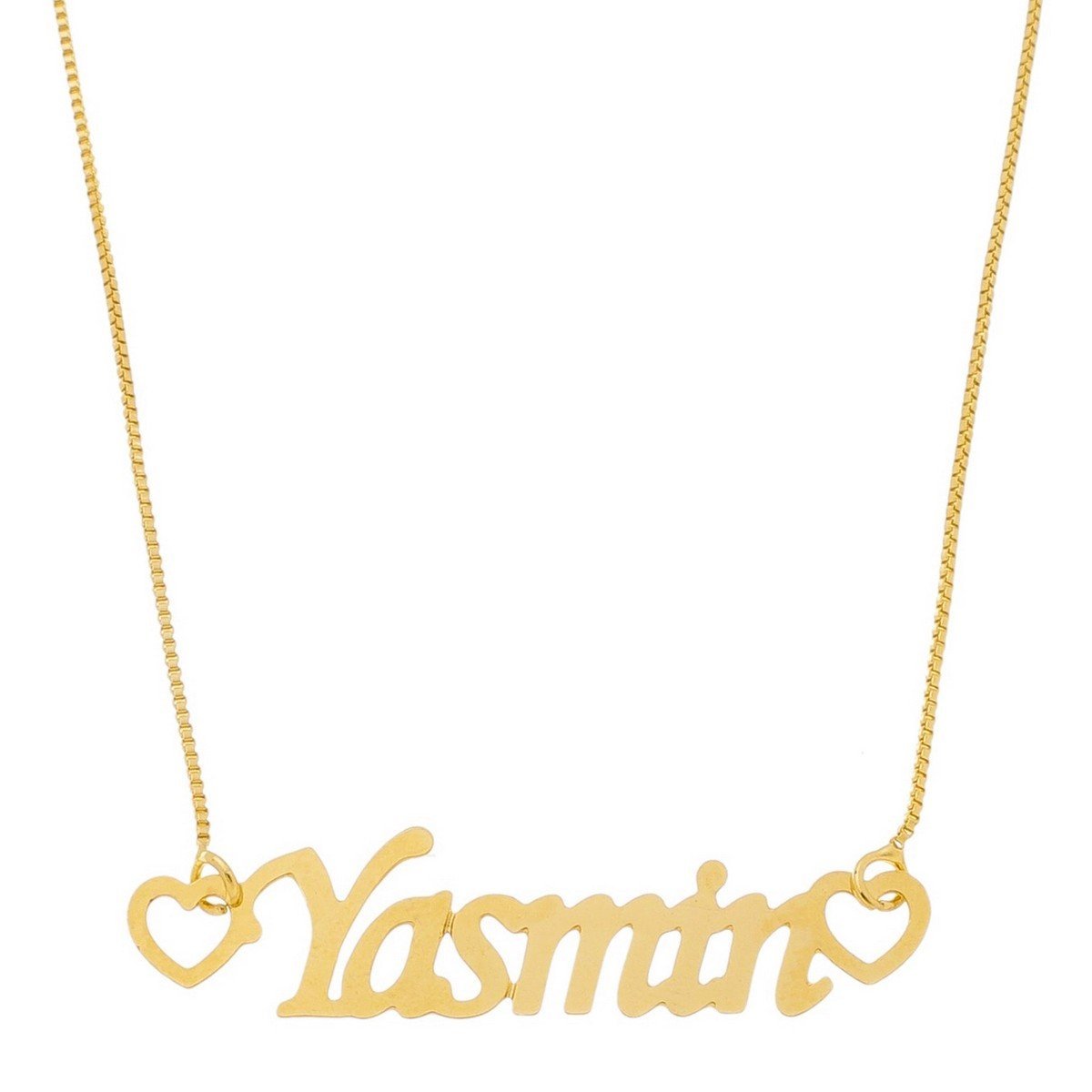 Colar De Nome, Fontes Personalizados, Banhado Ouro 18k