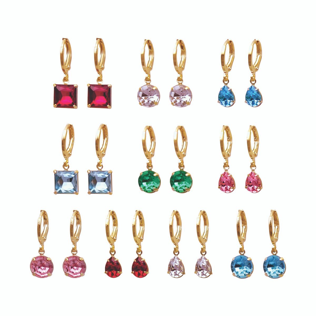 Kit 10 Pares Brincos Sortidos Ataca...