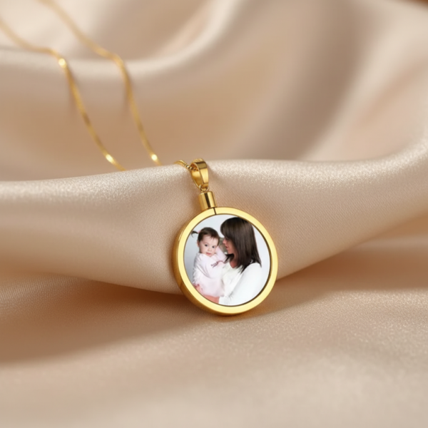Colar de Capsula com Foto 2,5cm Ban...