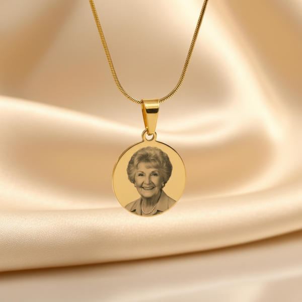 Colar Redondo, 2cm com Gravação a...