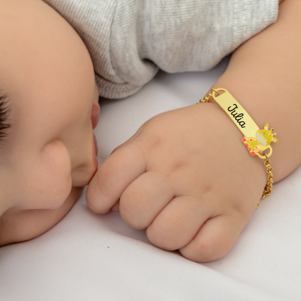 Pulseira Infantil Safari Resinada, ...