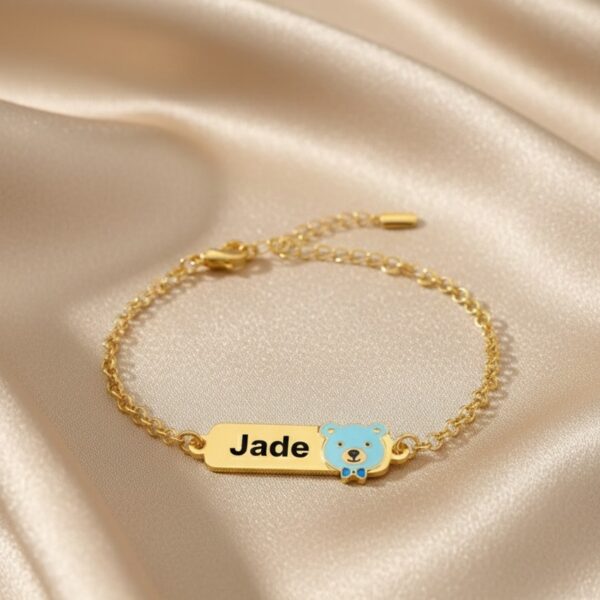 Pulseira Infantil Ursinho/a Resinad...