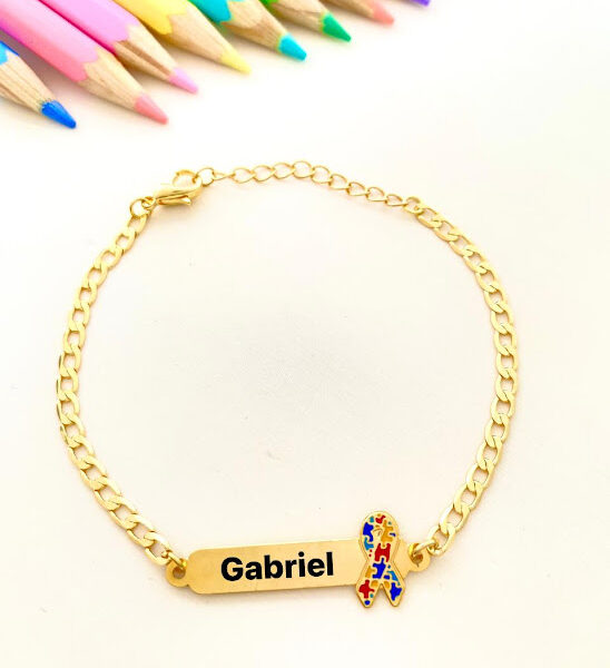 Pulseira Autismo Resinada, Personal...
