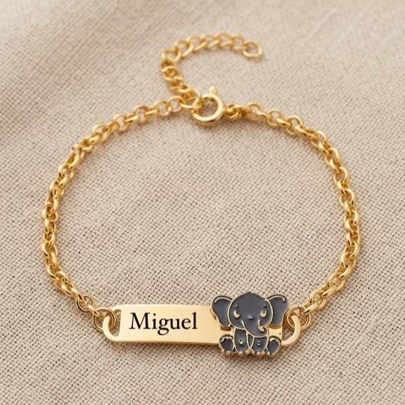 Pulseira Infantil Safari Resinada, ...
