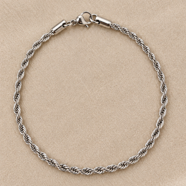 Pulswira-inox.png Pulseira Cordão Baiano, 19cm/2,8mm,Aço Inox