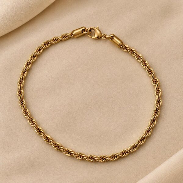 a20f09f8-ff73-4820-abb4-d372a5cdf951-2.jpg Pulseira Cordão Baiano, 19cm, Aço Dourado