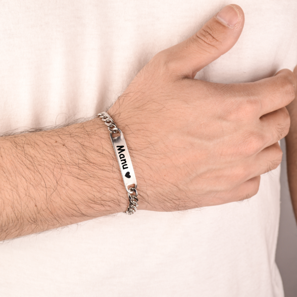 Pulseira-Personalizada-com-Grava-o-A-o-Inox-13.png Pulseira Masculina, Personalizada com Escrita/Foto, Aço Inox