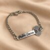 Pulseira Infantil Homem Aranha, Personalizada, Aço Inox